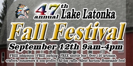Armstrong advertisement — Lake Latonka Fall Festival sponsor